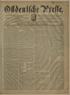 Ostdeutsche Presse. J. 27, № 210 (8 września 1903)