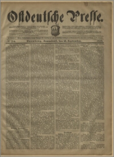 Ostdeutsche Presse. J. 27, № 214 (12 września 1903)