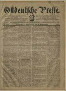 Ostdeutsche Presse. J. 27, № 220 (19 września 1903)