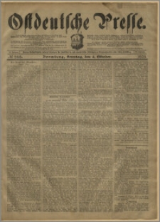 Ostdeutsche Presse. J. 27, № 233 (4 października 1903)