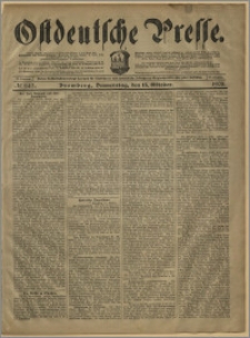 Ostdeutsche Presse. J. 27, № 242 (15 października 1903)