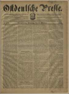 Ostdeutsche Presse. J. 27, № 245 (18 października 1903)