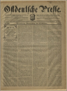 Ostdeutsche Presse. J. 27, № 248 (22 października 1903)