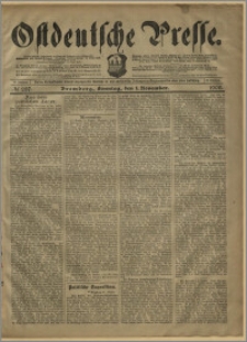 Ostdeutsche Presse. J. 27, № 257 (1 listopada 1903)