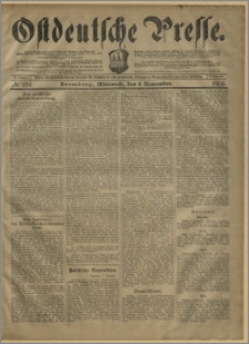 Ostdeutsche Presse. J. 27, № 259 (4 listopada 1903)