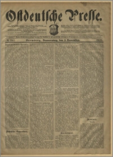 Ostdeutsche Presse. J. 27, № 260 (5 listopada 1903)