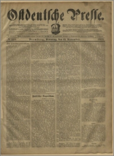 Ostdeutsche Presse. J. 27, № 269 (15 listopada 1903)