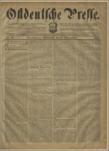 Ostdeutsche Presse. J. 27, № 271 (18 listopada 1903)