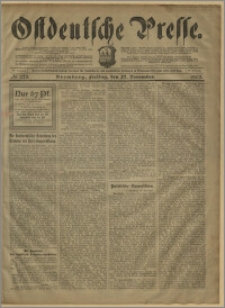 Ostdeutsche Presse. J. 27, № 278 (27 listopada 1903)