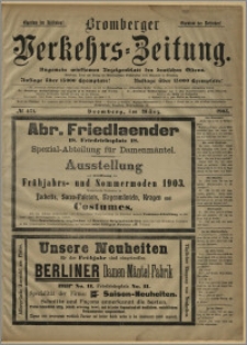 Bromberger Verkehrs-Zeitung : Ungemein wirksames Anzeigenblatt des deutschen Ostens. № 471 (marzec 1903)