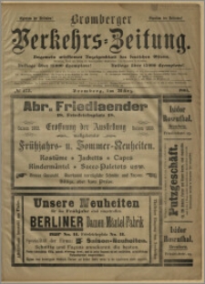 Bromberger Verkehrs-Zeitung : Ungemein wirksames Anzeigenblatt des deutschen Ostens. № 473 (marzec 1903)