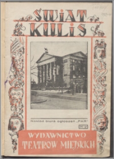 Świat Kulis R. 1, z. 1 (1929)