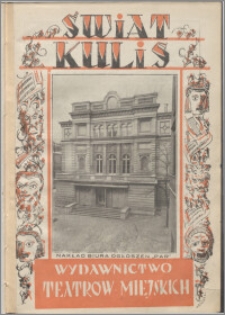 Świat Kulis R. 1, z. 2 (1929)