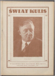 Świat Kulis R. 1, z. 20 (1929)