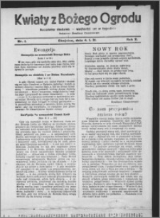 Kwiaty z Bożego Ogrodu : bezpłatny dodatek [do Dziennika Pomorskiego] - wychodzi raz w tygodniu 1931.01.04, R. 2, nr 1