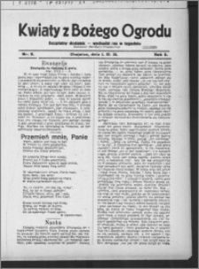 Kwiaty z Bożego Ogrodu : bezpłatny dodatek [do Dziennika Pomorskiego] - wychodzi raz w tygodniu 1931.03.01, R. 2, nr 9