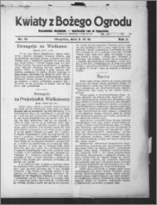 Kwiaty z Bożego Ogrodu : bezpłatny dodatek [do Dziennika Pomorskiego] - wychodzi raz w tygodniu 1931.04.05, R. 2, nr 14