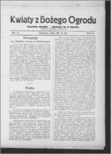 Kwiaty z Bożego Ogrodu : bezpłatny dodatek [do Dziennika Pomorskiego] - wychodzi raz w tygodniu 1931.04.26, R. 2, nr 17