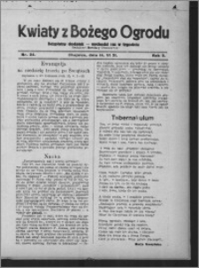 Kwiaty z Bożego Ogrodu : bezpłatny dodatek [do Dziennika Pomorskiego] - wychodzi raz w tygodniu 1931.06.14, R. 2, nr 24