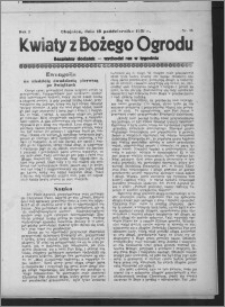 Kwiaty z Bożego Ogrodu : bezpłatny dodatek [do Dziennika Pomorskiego] - wychodzi raz w tygodniu 1931.10.18, R. 2, nr 42