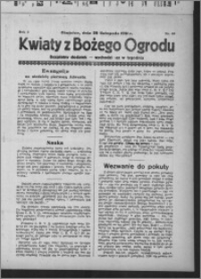 Kwiaty z Bożego Ogrodu : bezpłatny dodatek [do Dziennika Pomorskiego] - wychodzi raz w tygodniu 1931.11.29, R. 2, nr 48