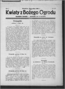 Kwiaty z Bożego Ogrodu : bezpłatny dodatek [do Dziennika Pomorskiego] - wychodzi raz w tygodniu 1931 Gwiazdka, R. 2, nr 52