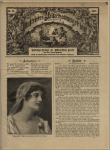 Illustrirtes Unterhaltungs Blatt : Sonntags-Beilage zur Ostdeutschen Presse und deren Sonder-Ausgaben. Nr. 24 [(czerwiec 1903)] / redaktor odpowiedzialny Aug. Krebs