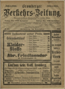 Bromberger Verkehrs-Zeitung : Ungemein wirksames Anzeigenblatt des deutschen Ostens. № 508 (listopad 1903)