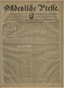 Ostdeutsche Presse. J. 28, № 169 (21 lipca 1904)