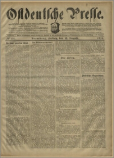 Ostdeutsche Presse. J. 28, № 188 (12 sierpnia 1904)