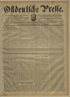 Ostdeutsche Presse. J. 28, № 189 (13 sierpnia 1904)