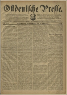 Ostdeutsche Presse. J. 29, № 242 (14 października 1905)