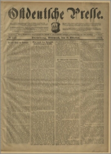 Ostdeutsche Presse. J. 29, № 245 (18 października 1905)