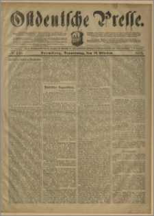 Ostdeutsche Presse. J. 29, № 246 (19 października 1905)