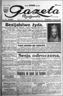 Gazeta Bydgoska 1932.11.06 R.11 nr 256