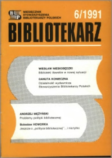 Bibliotekarz 1991, nr 6