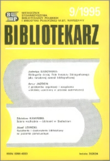 Bibliotekarz 1995, nr 9