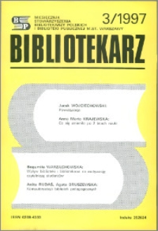 Bibliotekarz 1997, nr 3