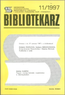 Bibliotekarz 1997, nr 11