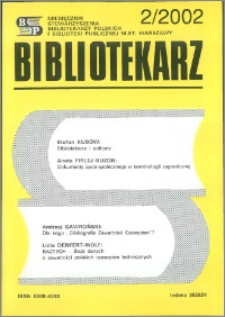 Bibliotekarz 2002, nr 2