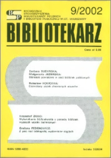 Bibliotekarz 2002, nr 9