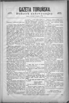 Gazeta Toruńska 1870, R. 4 nr 179 (dodatek nadzwyczajny)