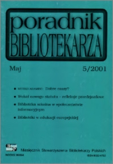 Poradnik Bibliotekarza 2001, nr 5