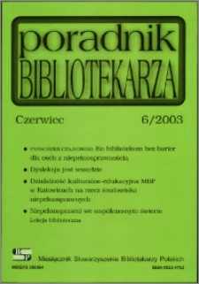 Poradnik Bibliotekarza 2003, nr 6