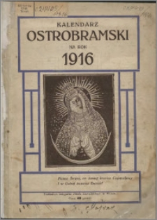 Kalendarz Ostrobramski na rok 1916
