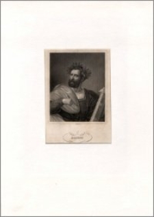 Ariost (portret w wieńcu laurowym, z księgą i piórem)