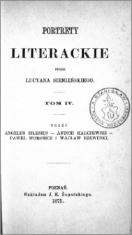 Portrety literackie. T. 4