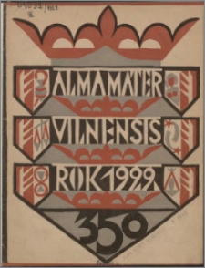 Alma Mater Vilnensis 1929, z. 8
