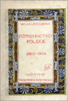 Piśmiennictwo polskie 1880-1904. T. 2