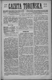 Gazeta Toruńska 1874, R. 8 nr 43